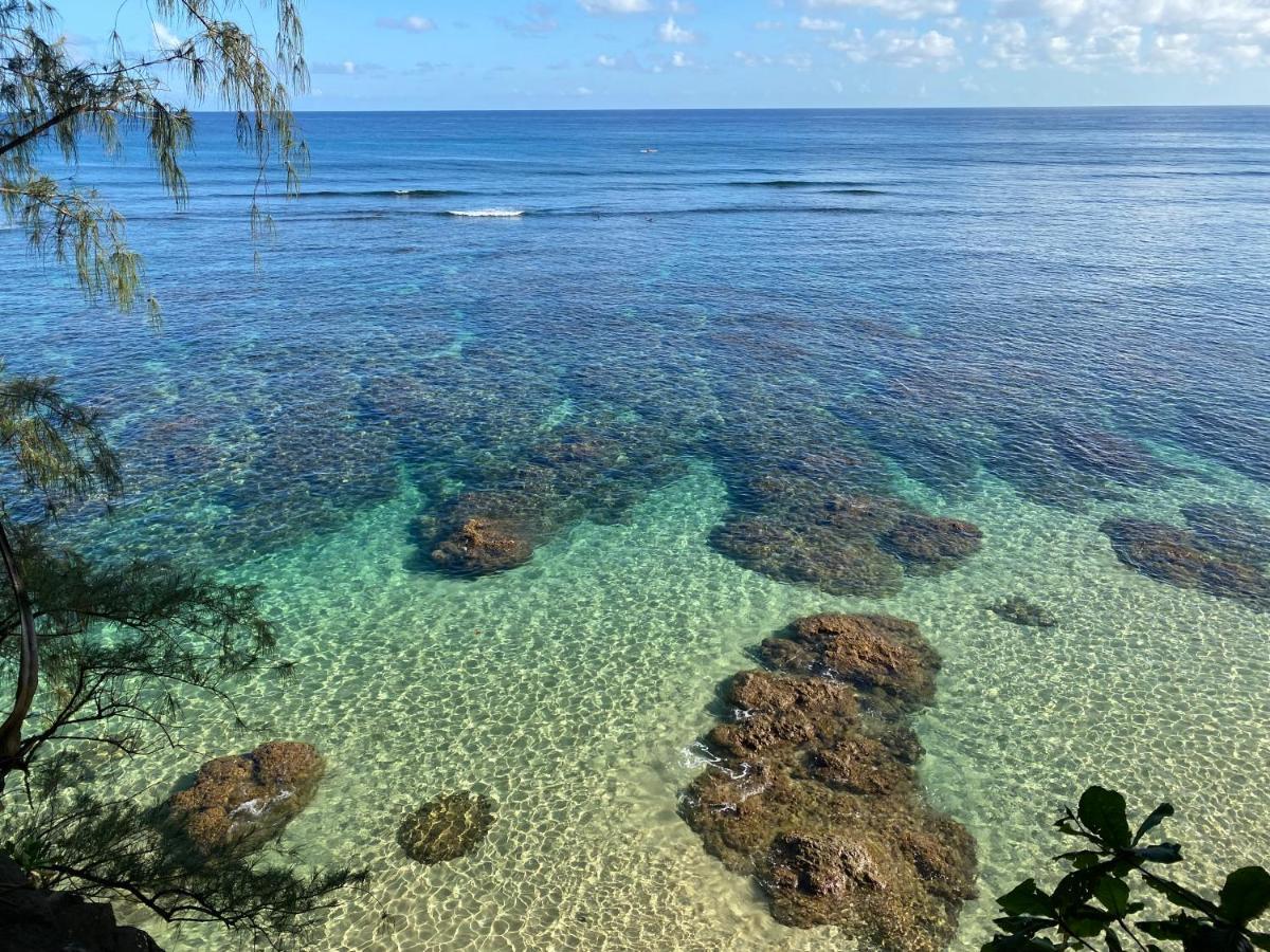 Puu Poa Ocean Bluff Condo, Incredible Views, Walk To Beaches, Pool & Tennis Princeville Eksteriør billede