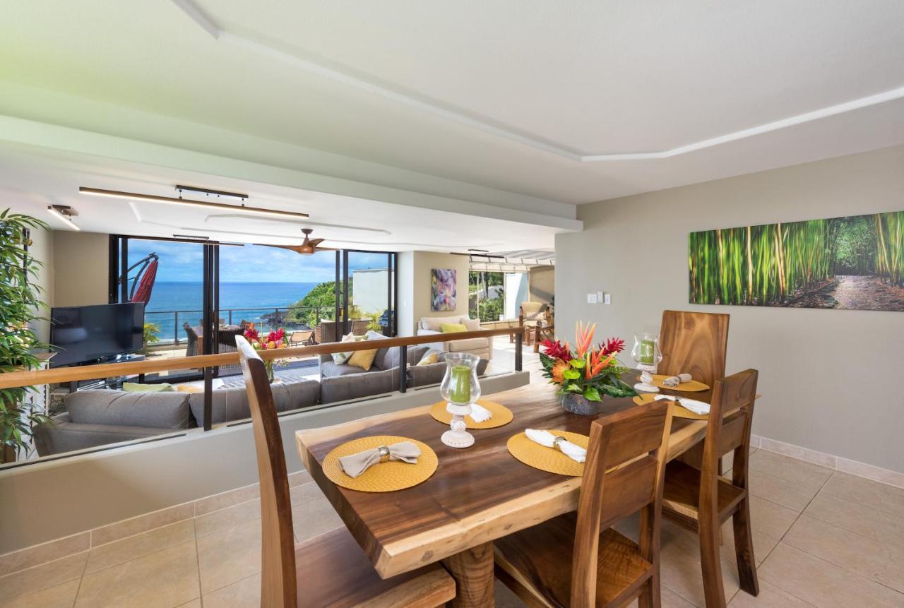 Puu Poa Ocean Bluff Condo, Incredible Views, Walk To Beaches, Pool & Tennis Princeville Eksteriør billede