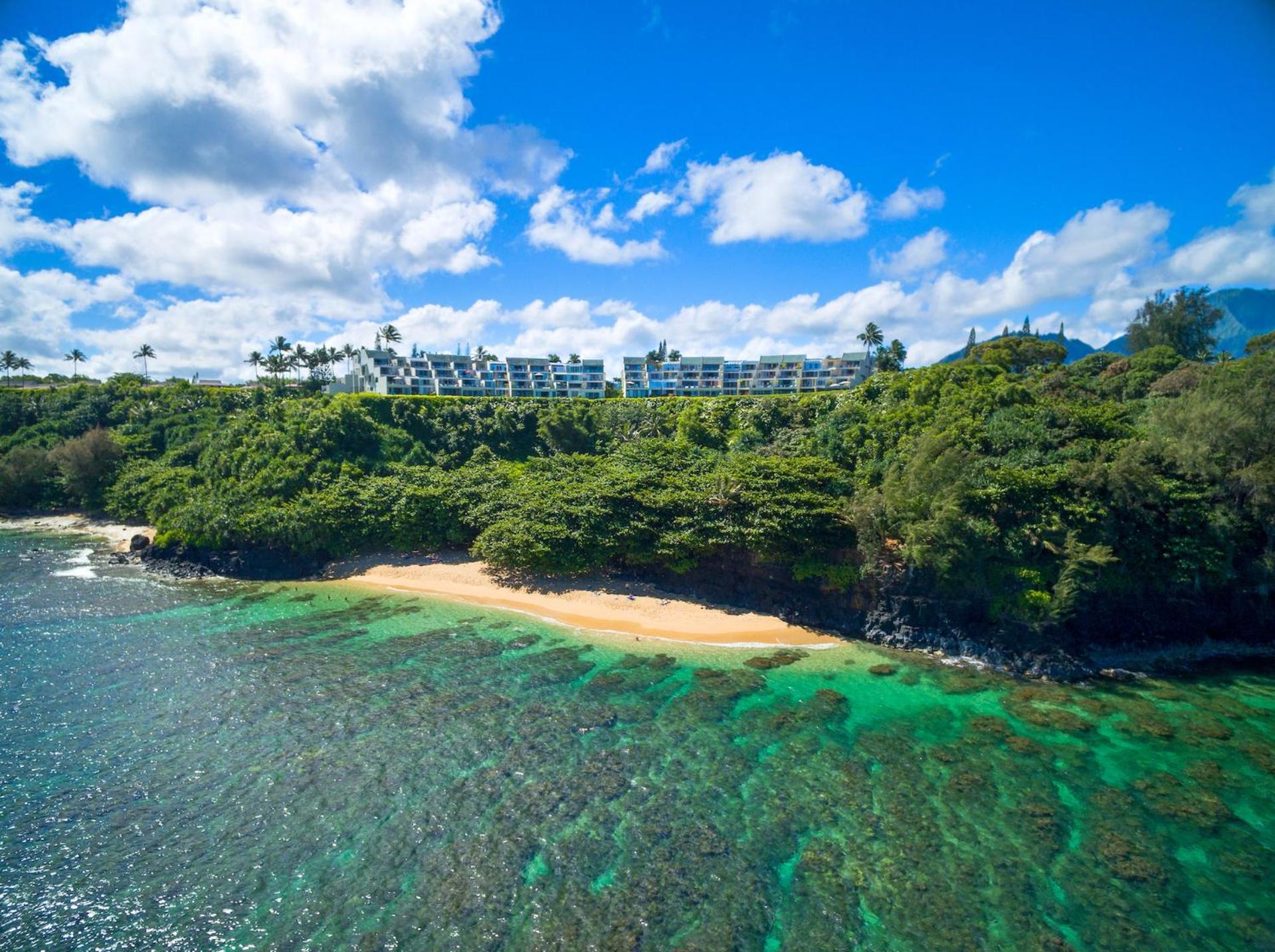 Puu Poa Ocean Bluff Condo, Incredible Views, Walk To Beaches, Pool & Tennis Princeville Eksteriør billede